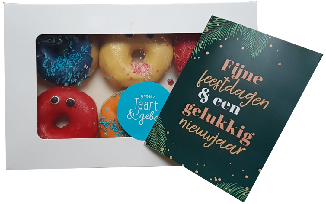 Een lieve kerstkaart en traktatie